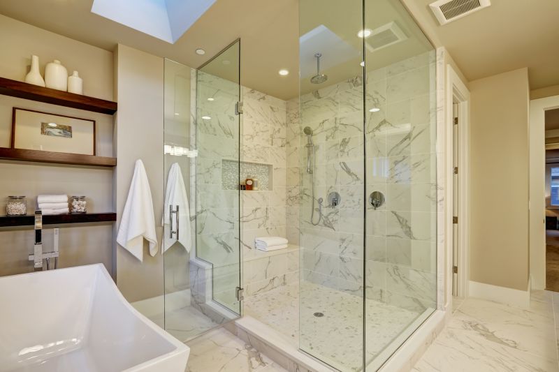 Luxury Bathroom with Custom Tiles